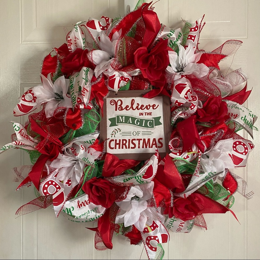 🎀Believe In The Magic Of Christmas Wreath